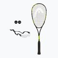 Squashový set HEAD Spark Elite Pack čierny 214110