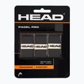 Omotávka na raketu HEAD Padel Pro 3 ks čierna 285111