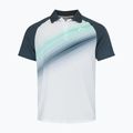 Pánske tenisové tričko HEAD Performance Polo white and navy blue 811403NVXPM