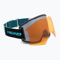 Lyžiarske okuliare HEAD Contex Pro 5K Race chrome/red/5k chrome/orange