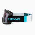 Lyžiarske okuliare HEAD Contex Pro 5K Race chrome/red/5k chrome/orange 5