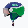 Detská lyžiarska prilba Head Mojo Visor Jr blue/green/silver red 3