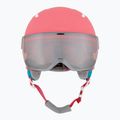 Detská lyžiarska prilba HEAD Maja Visor pink/blue/silver red 2