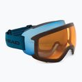Lyžiarske okuliare HEAD Magnify 5K blue/petrol/5k blue/orange