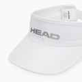 Tenisový šilt HEAD Pro Player biely 3