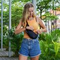 Taška cez rameno Ticket To The Moon Upcycled Sling black 12