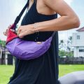 Taška cez rameno Ticket To The Moon Upcycled Sling purple/burgundy 3