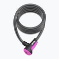 Zámok na bicykel OnGuard Neon 8163PN black/pink