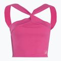 Dámsky top adidas Ribbed Active Seamless Halter Bralette 3D semi lucid fuchsia