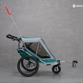Qeridoo Speedkid2 dvojmiestny príves na bicykel modrý Q-SK2-21-P 14