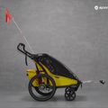 Dvojitý príves na bicykel Thule Chariot Sport žltý 10201024 10