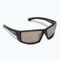 Cyklistické okuliare Bliz Drift Polarized S3 matné čierne/hnedé strieborné zrkadlo