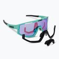 Cyklistické okuliare Bliz Fusion Nano Optics Nordic Light S2 matné tyrkysové/begonia/fialovo modré multi