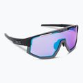 Slnečné okuliare Bliz Vision Nano Optics Nordic Light matná čierna/svetlá begónia/fialová modrá