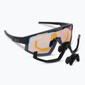 Bliz Vision Nano Optics Nordic Light S2 matné čierne/svetlé koralové/oranžové modré multi okuliare na bicykel