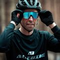 Cyklistické okuliare Bliz Hero Nano Optics Nordic Light S2 matná čierna/svetlá begónia/fialová modrá multi 10