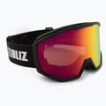 Lyžiarske okuliare Bliz Spark black/brown&red