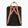 Mestský batoh Fjällräven Kanken Rainbow 16 l black/ rainbow pattern 3