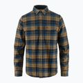 Pánska košeľa Fjällräven Singi Heavy Flannel tmavo tmavá/pohánkovo hnedá