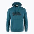 Pánska trekingová mikina Fjällräven Logo Hoodie deep sea 4
