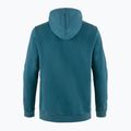 Pánska trekingová mikina Fjällräven Logo Hoodie deep sea 5