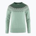 Dámsky sveter Fjällräven Övik Knit Sweater mistry green/deep patina