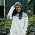 Dámsky sveter Fjällräven Övik Knit Sweater mistry green/deep patina 3