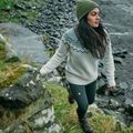 Dámsky sveter Fjällräven Övik Knit Sweater mistry green/deep patina 4