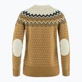 Dámsky sveter Fjällräven Övik Knit Sweater buckwheat brown/chalk white 2