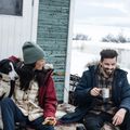 Pánska košeľa Fjällräven Singi Heavy Flannel black/deep forest 3