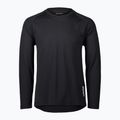 Pánsky cyklistický dres longsleeve POC DH Jersey carbon black