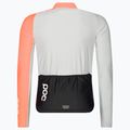 Pánske cyklistické oblečenie s dlhým rukávom POC Essential Road Mid Jersey granite grey/zink orange 2