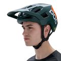 Cyklistická prilba POC Kortal Race Mips pargasite green matt/fluorescent orange matt 2