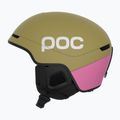 Lyžiarska prilba POC Obex Contour olivine green matt/thulite pink matt 2