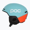 Lyžiarska prilba POC Obex Contour indicolite blue matt/carnelian orange matt 2
