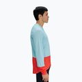 Pánske cyklistické tričko longsleeve POC Motion Air Jersey lazurite blue/carnelian orange 3