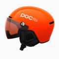 Detská lyžiarska prilba POC POCito Obex Visor S2 Jr fluo orange/clarity pocito/partly sunny/lt orange 2