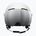 Lyžiarska prilba POC Obex Visor Hydrogen white matt/clarity u/partly sunny/silver 3