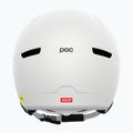 Lyžiarska prilba POC Obex Visor Hydrogen white matt/clarity u/partly sunny/silver 4