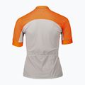 Dámsky cyklistický dres POC Essential Road Logo zink orange/granite grey 2