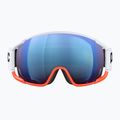 Lyžiarske okuliare POC Zonula Race hydrogen white/zink orange/partly blue 2