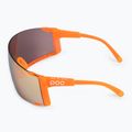 Cyklistické okuliare POC Propel fluorescent orange translucent/clarity road gold 5