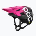 Cyklistická prilba POC Kortal Race MIPS fluorescenčná ružová/uranium čierna matná 8