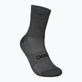 Cyklistické ponožky POC Zephyr Merino Mid sylvanite grey melange