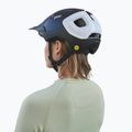 Cyklistická prilba POC Axion Race MIPS uranium black matt/hydrogen white 9