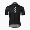 Pánsky cyklistický dres POC Essential Road Logo uranium black 5