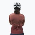 Dámsky cyklistický dres POC Essential Road Logo himalayan salt/garnet red 2