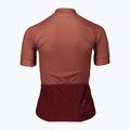 Dámsky cyklistický dres POC Essential Road Logo himalayan salt/garnet red 6