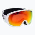 Lyžiarske okuliare POC Fovea Mid Clarity hydrogen white/spektris orange