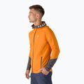 Pánska trekingová mikina Peak Performance Rider Zip Hood orange G77244100